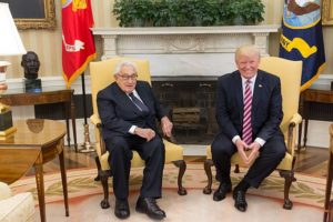 Henry Kissinger and Donald Trump