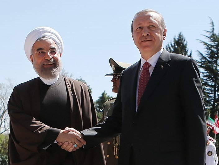 Iranian President Hassan Rouhani and Turkish President Recep Tayyip Erdogan (Wikimedia Commons)